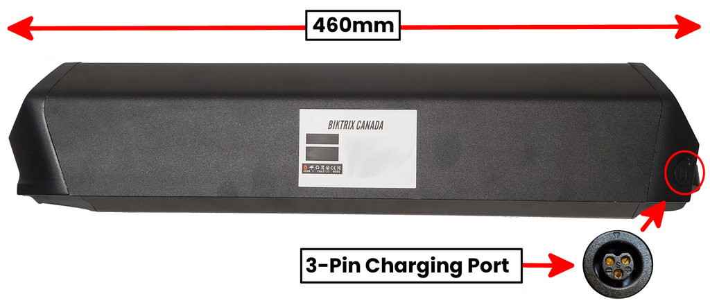Battery 48V 21Ah Dorado Long 3 pin (Standard)