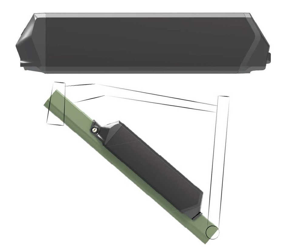 Battery 48V 25Ah Dorado Long 3 pin (Standard)